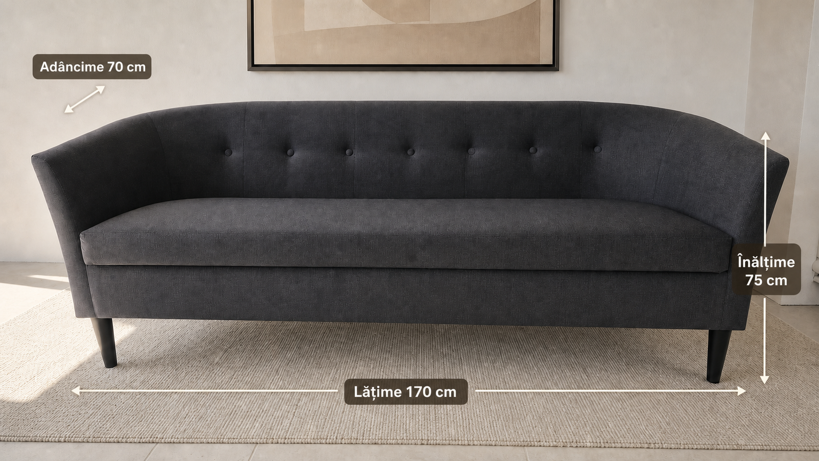 Canapea Nova – 3 locuri